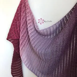 shawl crochet pattern- scarf crochet pattern pdf wrap - amorecraftylife.com #crochet #crochetpattern