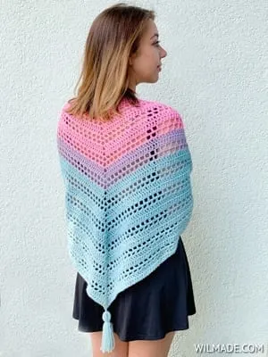 free shawl crochet pattern- scarf crochet pattern -crochet pray shawl pattern pdf wrap paid and free- amorecraftylife.com #crochet #crochetpattern