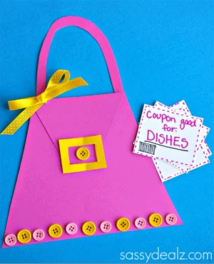 mothers day card kid crafts -amorecraftylife.com #kidscraft #craftsforkids #preschool