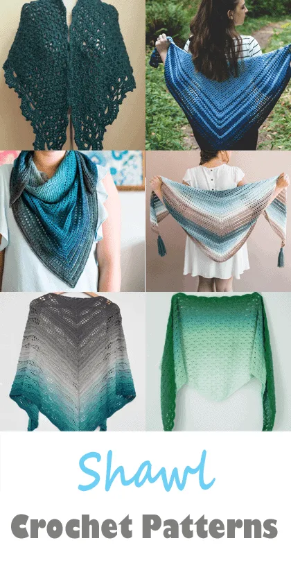 shawl crochet pattern- scarf crochet pattern pdf wrap - amorecraftylife.com #crochet #crochetpattern