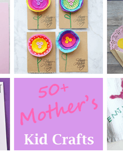 mothers day kid crafts -amorecraftylife.com #kidscraft #craftsforkids #preschool