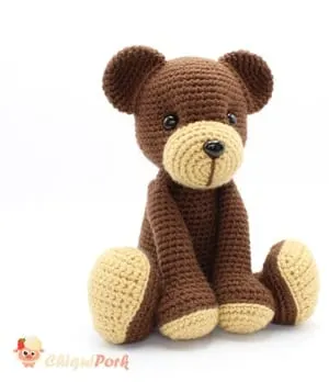 bear crochet patterns - crochet pattern pdf - amorecraftylife.com amigurumi #crochet #diy