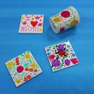 sharpie mug kid craft- mothers day gift kid crafts -amorecraftylife.com #kidscraft #craftsforkids #preschool