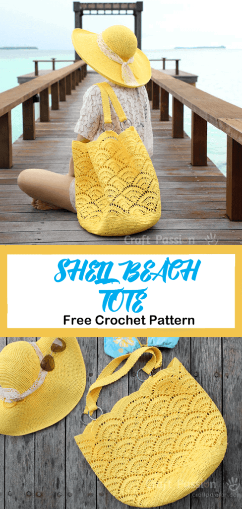 beach bag crochet pattern - free crochet pattern- pattern pdf - amorecraftylife.com #crochet #crochetpattern #freecrochetpattern