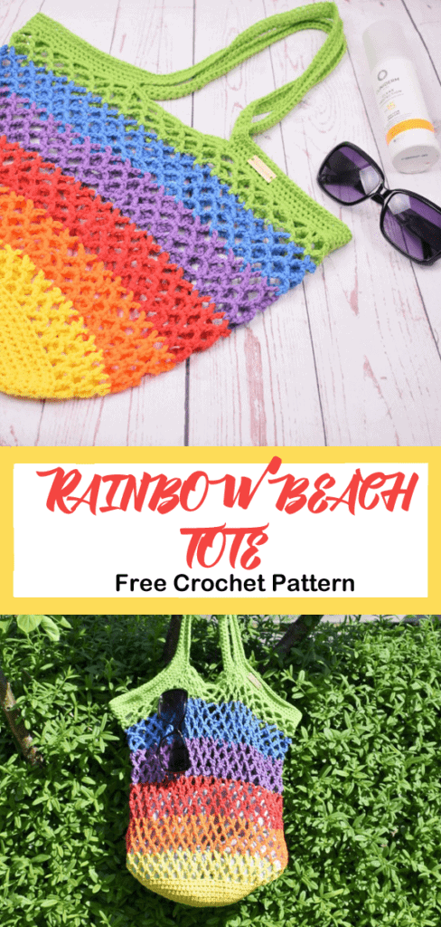beach bag crochet pattern - free crochet pattern- pattern pdf - amorecraftylife.com #crochet #crochetpattern #freecrochetpattern