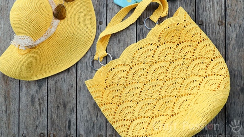 beach bag crochet pattern - free crochet pattern- pattern pdf - amorecraftylife.com #crochet #crochetpattern #freecrochetpattern