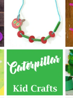 caterpillar Kid Crafts - bug kid craft - insect kid craft amorecraftylife.com #kidscrafts #craftsforkids #preschool