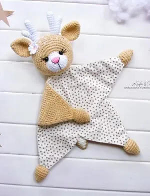 security blanket crochet pattern - baby lovey crochet pattern- baby crochet pattern pdf - amigurumi amorecraftylife.com #crochet #crochetpattern #baby