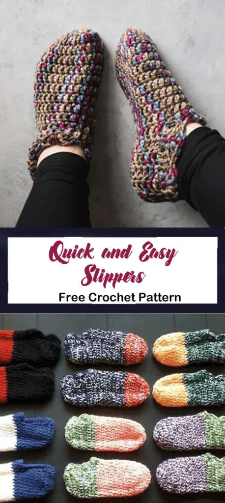 slippers free crochet pattern - pattern pdf - amorecraftylife.com #crochet #crochetpattern #freecrochetpattern