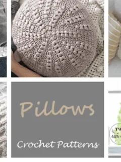 pillow crochet pattern -amorecraftylife.com #crochet #crochetpattern #diy