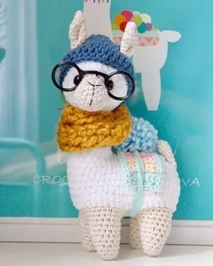 llama crochet patterns- alpaca - amigurumi amorecraftylife.com #crochet #crochetpattern #diy