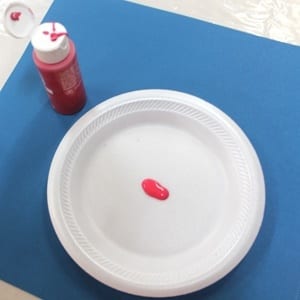 Plate watermelon Kid Craft- amorecraftylife.com #kidscrafts #craftsforkids #preschool