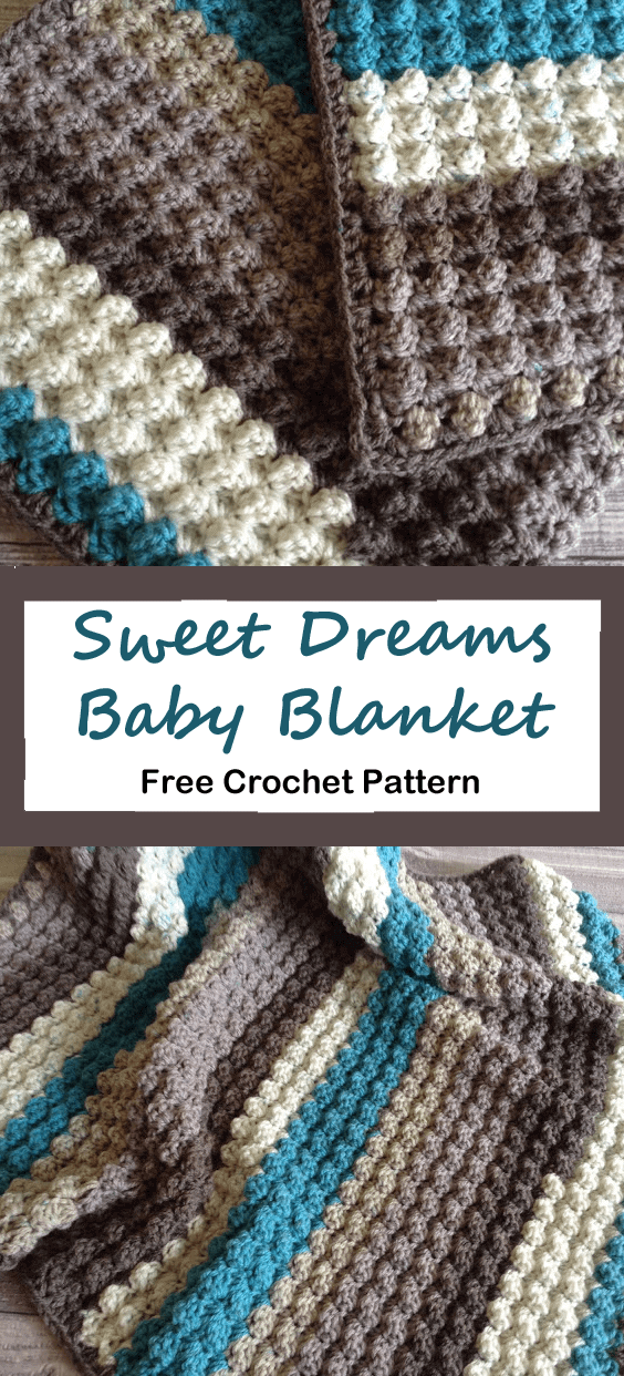 Sweet Dreams Baby Blanket Crochet Pattern Baby Gift A More Crafty Life