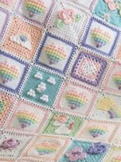 unicorn dreams free crochet pattern - baby blanket crochet pattern - amorecraftylife.com #baby #crochet #crochetpattern #freecrochetpattern