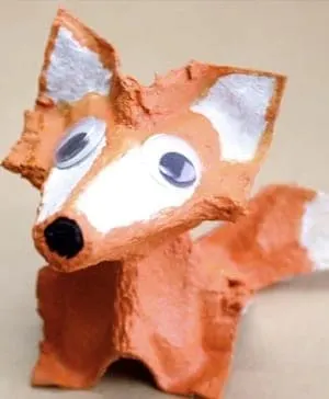 fox Kid Crafts- fall kid craft - woodland amorecraftylife.com #kidscrafts #craftsforkids #preschool