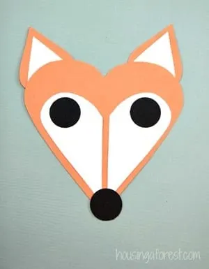 fox Kid Crafts- fall kid craft - woodland amorecraftylife.com #kidscrafts #craftsforkids #preschool