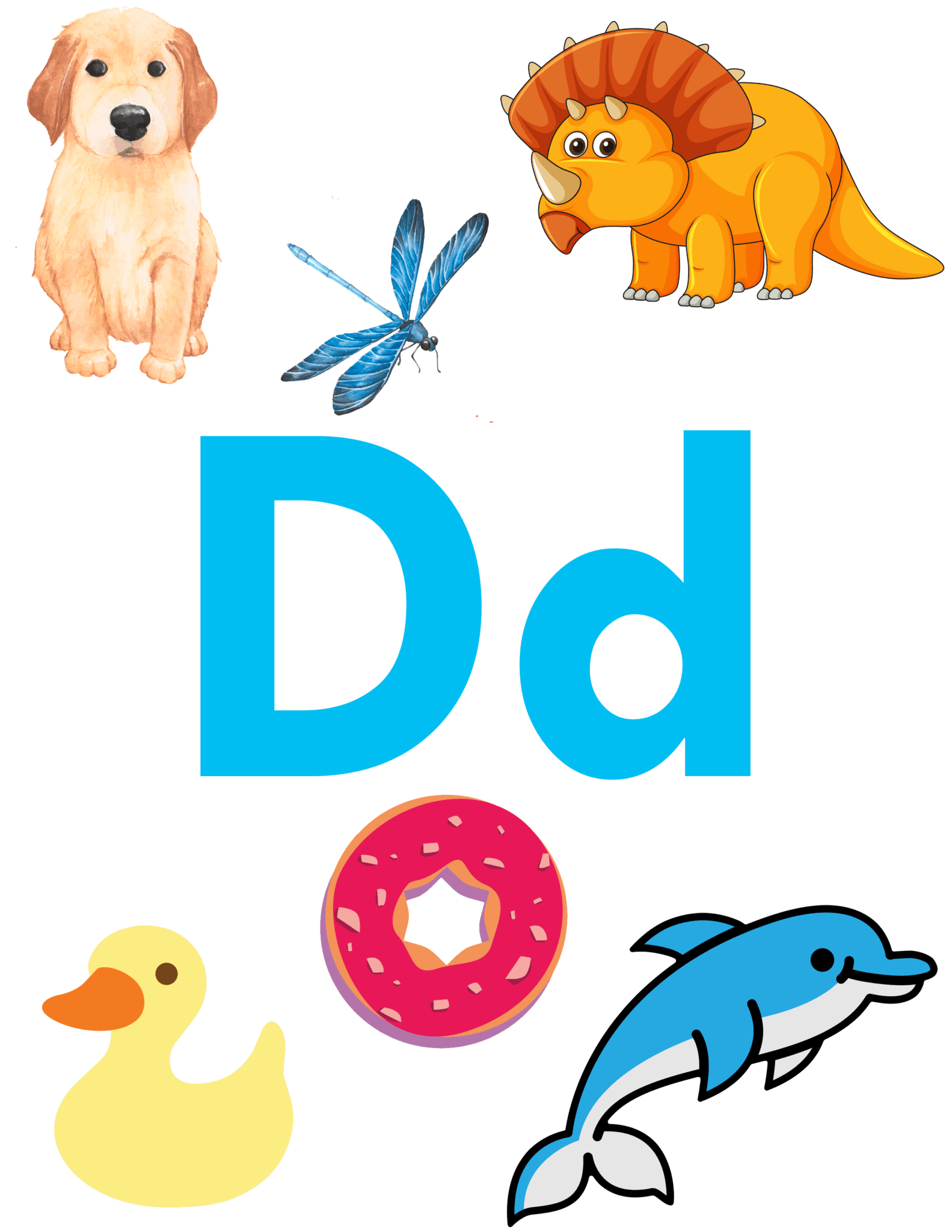 Letter D Activities – Crafts Recipes More - A More Crafty Life