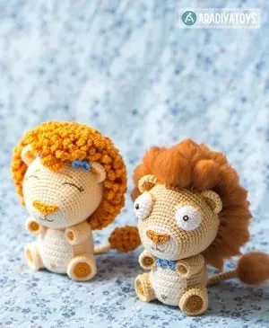 lion crochet patterns- toy crochet pattern- amigurumi amorecraftylife.com #crochet #crochetpattern #diy