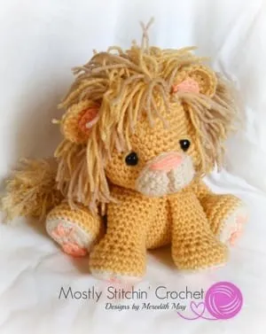 lion crochet patterns- toy crochet pattern- amigurumi amorecraftylife.com #crochet #crochetpattern #diy