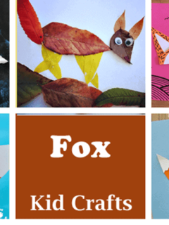 fox Kid Crafts- fall kid craft - woodland amorecraftylife.com #kidscrafts #craftsforkids #preschool