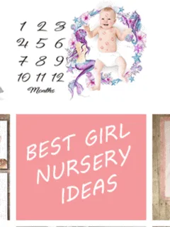 best girl nursery themes ideas- decor amorecraftylife.com #baby #nursery #babygift