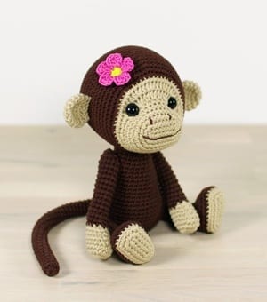 Amigurumi monkey pattern pdf tutorial Animals crochet monkey PATTERN  by KnittedToysNatalia
