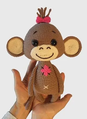 monkey crochet patterns- toy crochet pattern- amigurumi amorecraftylife.com #crochet #crochetpattern #diy