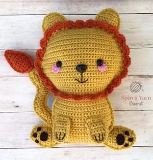 lion crochet patterns- toy crochet pattern- amigurumi amorecraftylife.com #crochet #crochetpattern #diy