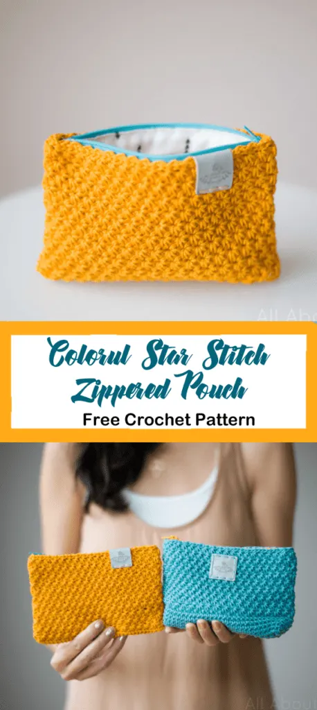 zippered pouch crochet pattern - clutch crochet pattern - amorecraftylife.com #crochet #crochetpattern #freecrochetpattern