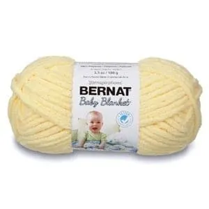 bernat baby blanket yarn - yellow