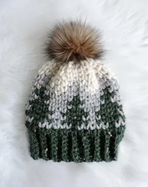 bulky hat crochet patterns- winter hat crochet pattern- amorecraftylife.com #crochet #crochetpattern #diy