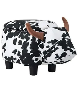 cow ottoman - farm nursery themes ideas- boy girl decor amorecraftylife.com #baby #nursery #babygift