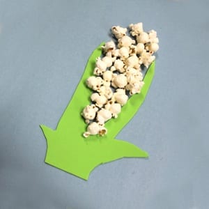 popcorn corn kid craft - fall kid craft - harvest kid craft - farm - amorecraftylife.com #kidscrafts #craftsforkids #preschool #fall