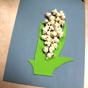 popcorn corn kid craft - fall kid craft - harvest kid craft - farm - amorecraftylife.com #kidscrafts #craftsforkids #preschool #fall