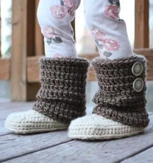 13 Baby Boots Crochet Patterns to Make - Small Projects - A More Crafty ...