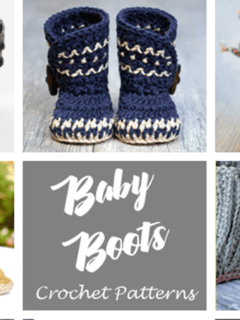 baby boots crochet patterns - baby shoes crochet pattern- baby booties- amorecraftylife.com #crochet #crochetpattern #diy #baby #babycrochet