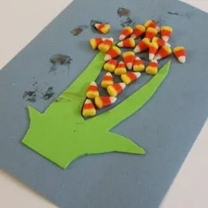 candy corn cob kid craft - fall kid craft - harvest kid craft - farm - amorecraftylife.com #kidscrafts #craftsforkids #preschool #fall