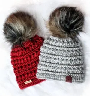 beginner crochet patterns - winter hat crochet patterns - crochet pattern pdf - amorecraftylife.com #crochet #crochetpattern