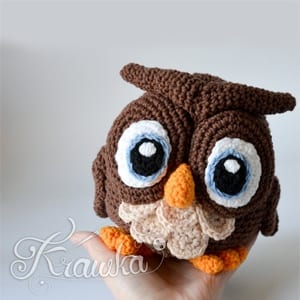 owl crochet pattern- crochet pattern pdf - amorecraftylife.com #crochet #crochetpattern