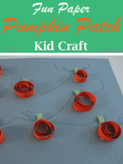 paper pumpkin patch kid craft - fall kid craft - harvest kid craft - farm - amorecraftylife.com #kidscrafts #craftsforkids #preschool #fall