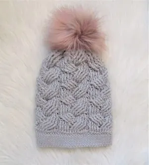 cable hat crochet pattern - winter hat - beanie crochet pattern - amorecraftylife.com #hat #crochet #crochetpattern