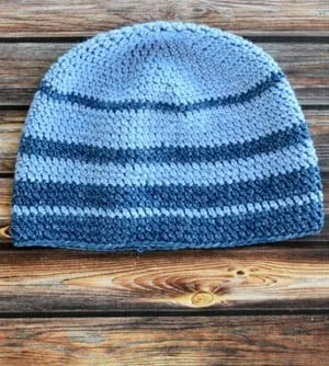 free mens crochet hat pattern - winter hat - beanie crochet pattern - amorecraftylife.com #hat #crochet #crochetpattern