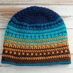 mens crochet hat pattern - winter hat - beanie crochet pattern - amorecraftylife.com #hat #crochet #crochetpattern