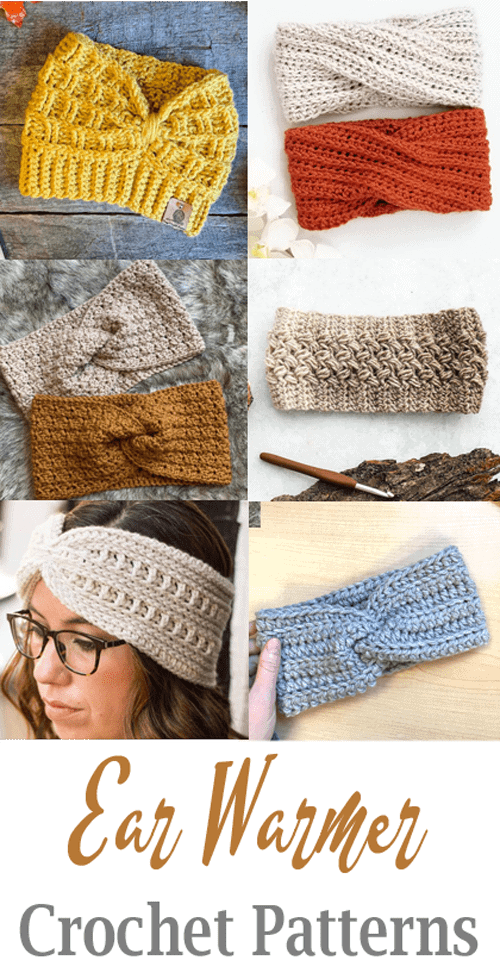 headband crochet pattern- ear warmer crochet pattern pdf - amorecraftylife.com #crochet #crochetpattern