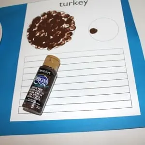 fingerprint turkey kid craft - fall kid craft - thanksgiving kid craft - amorecraftylife.com #kidscraft #craftsforkids #preschool