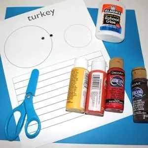 fingerprint turkey kid craft - fall kid craft - thanksgiving kid craft - amorecraftylife.com #kidscraft #craftsforkids #preschool