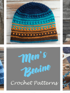 mens crochet hat pattern - winter hat - beanie crochet pattern - amorecraftylife.com #hat #crochet #crochetpattern