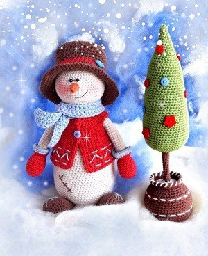 crochet Christmas patterns - winter - home decor- amorecraftylife.com #crochet #crochetpattern #diy #christmas