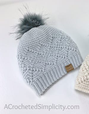 crochet hat pattern - winter hat - beanie crochet pattern - amorecraftylife.com #hat #crochet #crochetpattern