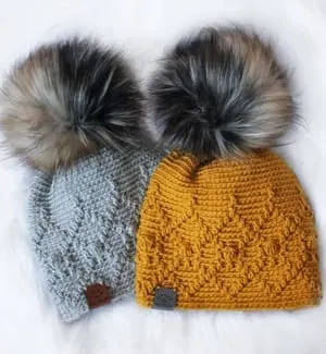 crochet hat pattern - winter hat - beanie crochet pattern - amorecraftylife.com #hat #crochet #crochetpattern